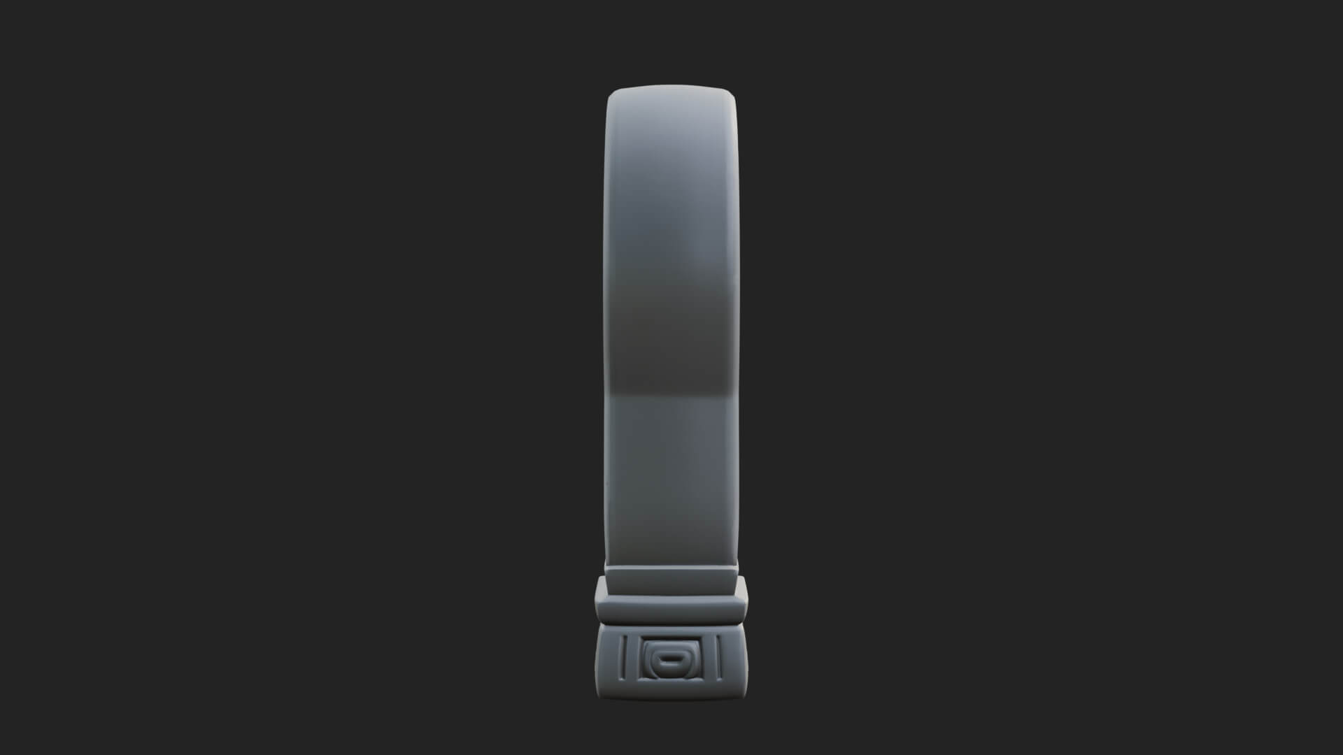 Rune Stone Arch Design 6 3D Print Model 3D Model