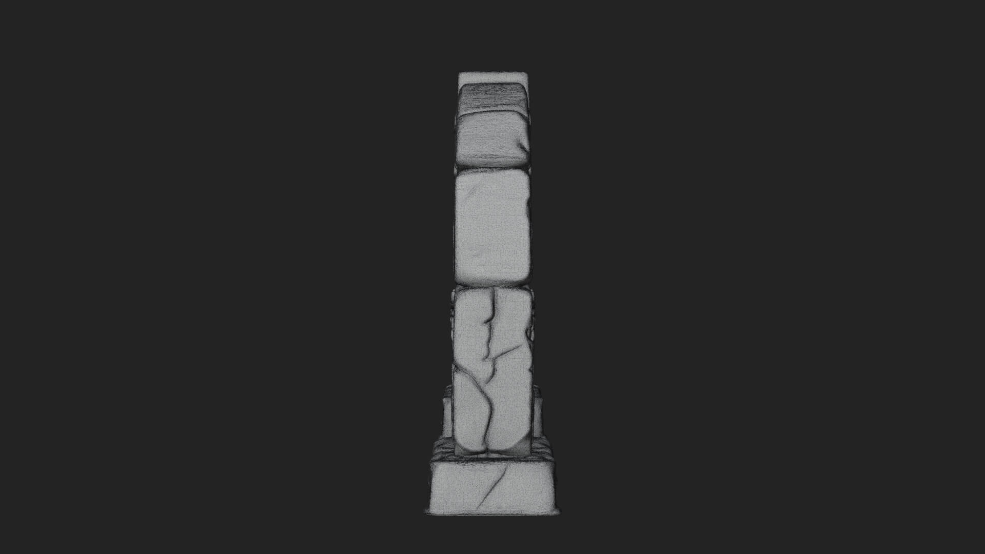 Rune Stone Arch Design 7 3D Print Model 3D Model