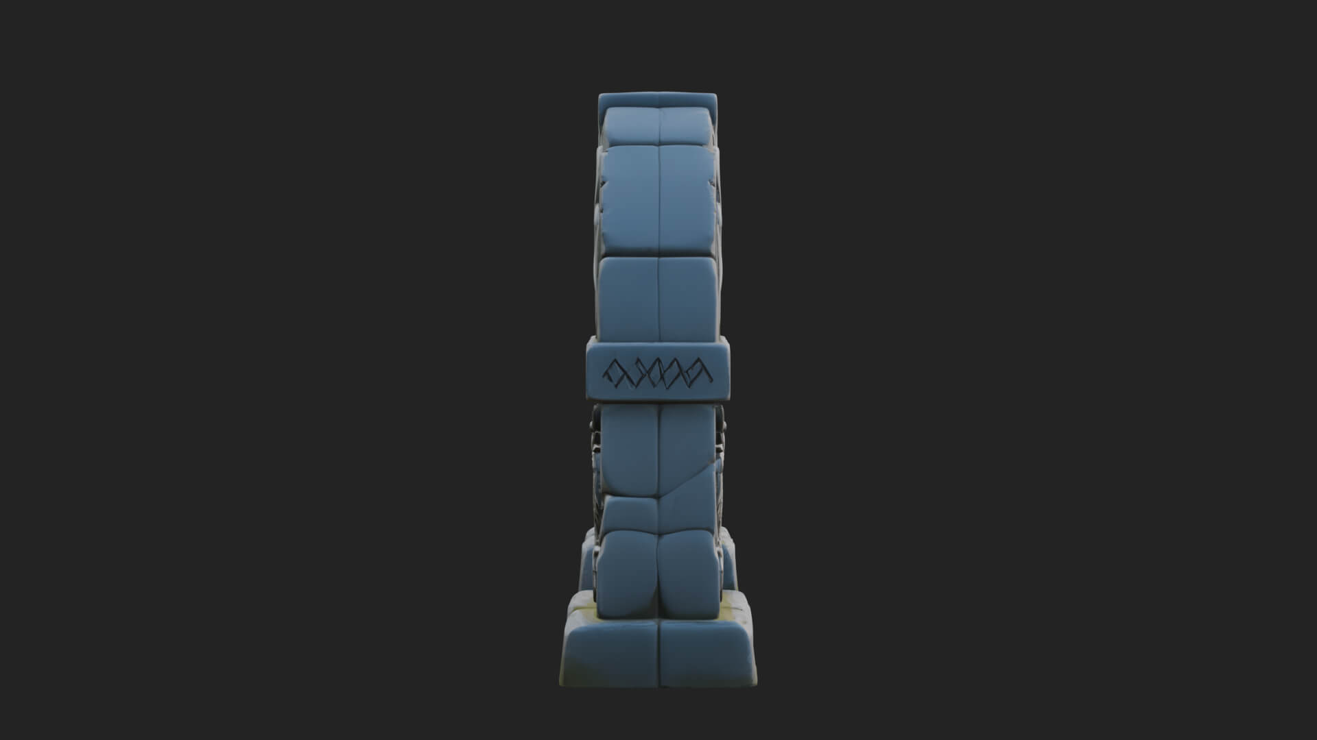 Rune Stone Arch Design 8 3D Print Model 3D Model