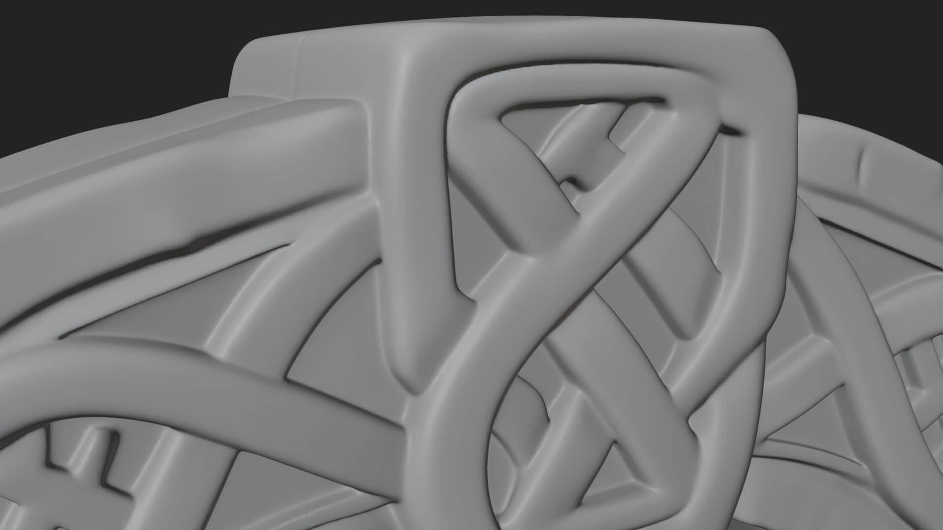 Rune Stone Arch Design 8 3D Print Model 3D Model