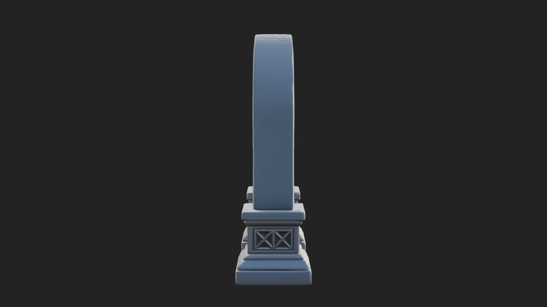 Rune Stone Arch Design 9 3D Print Model 3D Model