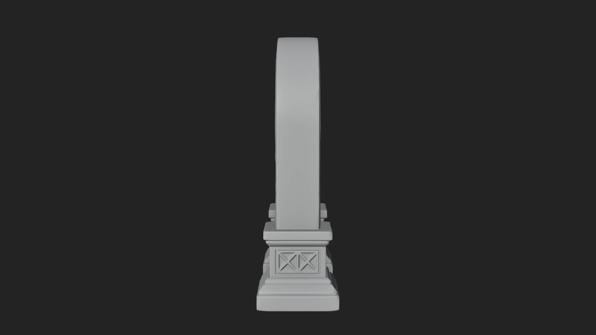 Rune Stone Arch Design 9 3D Print Model 3D Model