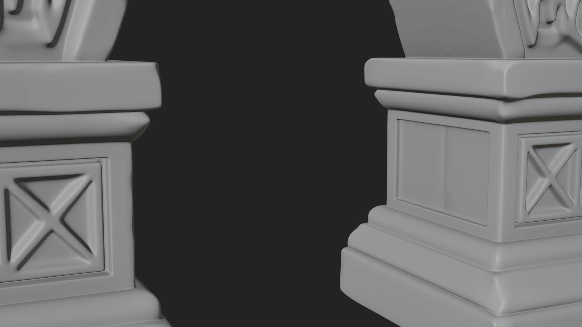 Rune Stone Arch Design 9 3D Print Model 3D Model
