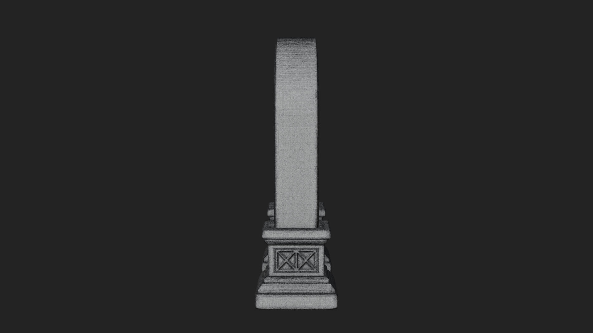 Rune Stone Arch Design 9 3D Print Model 3D Model