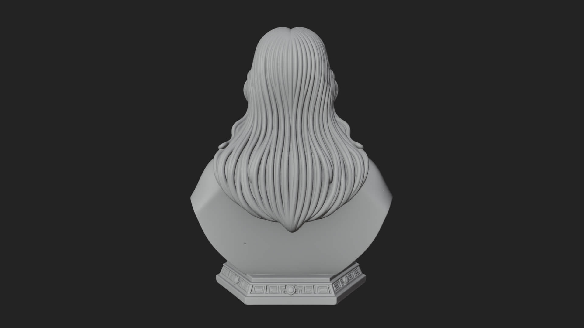 Sacred Heart Christ Bust Statue Design 7 3D Print Model 3D Model