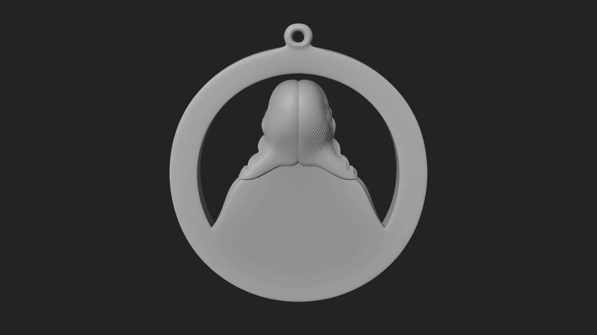 Sacred Heart Oval Relief Plaque Design 1 3D Print Model 3D Model