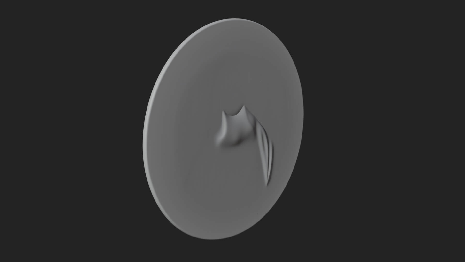 Sacred Heart Oval Relief Plaque Design 3 3D Print Model 3D Model