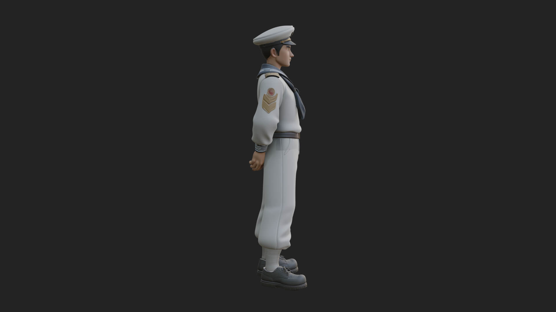 Sailor Man Statue Design 6 3D Print Model 3D Model