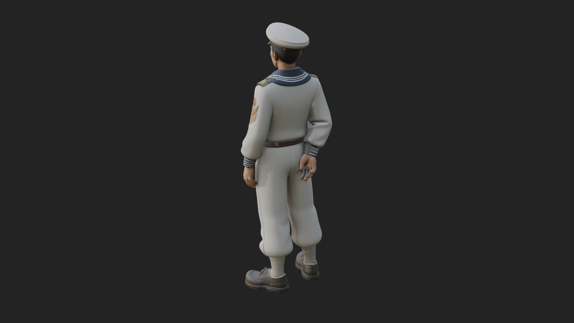 Sailor Man Statue Design 6 3D Print Model 3D Model