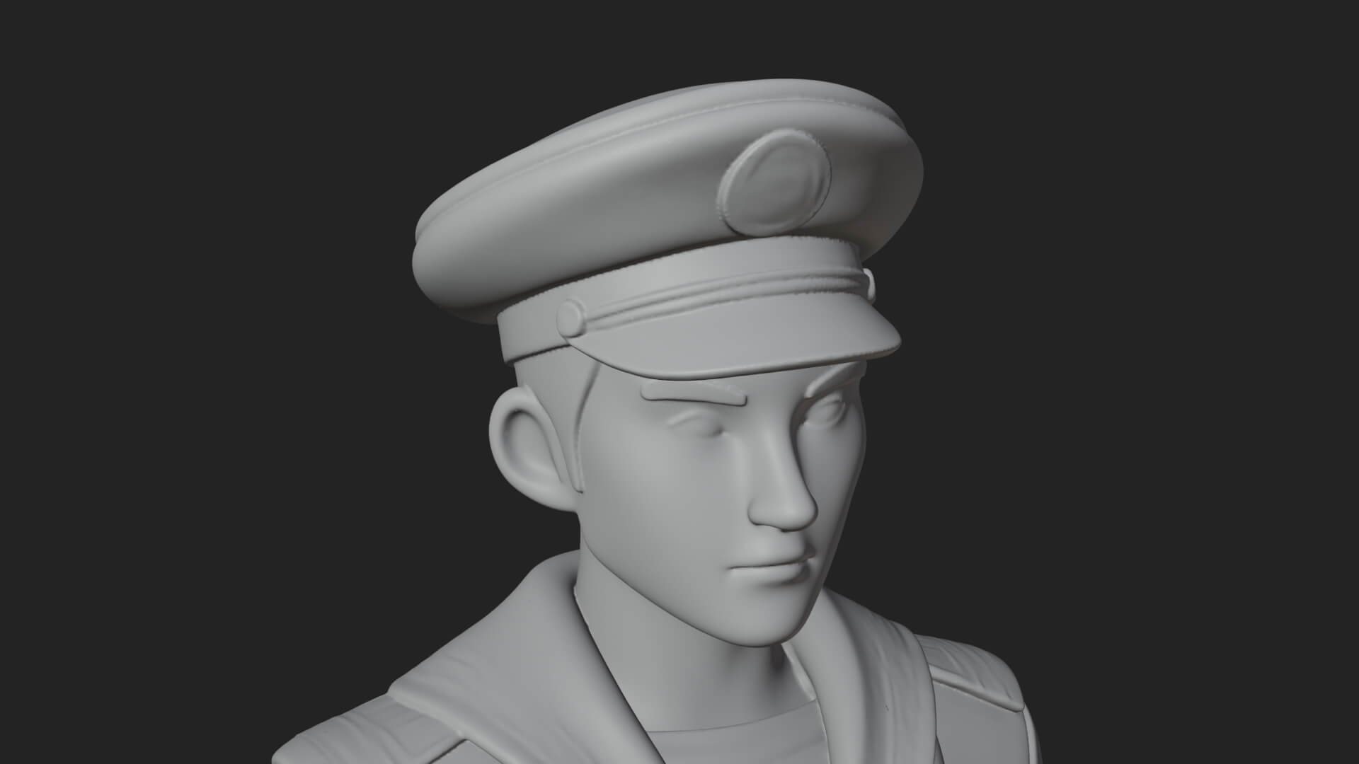 Sailor Man Statue Design 6 3D Print Model 3D Model