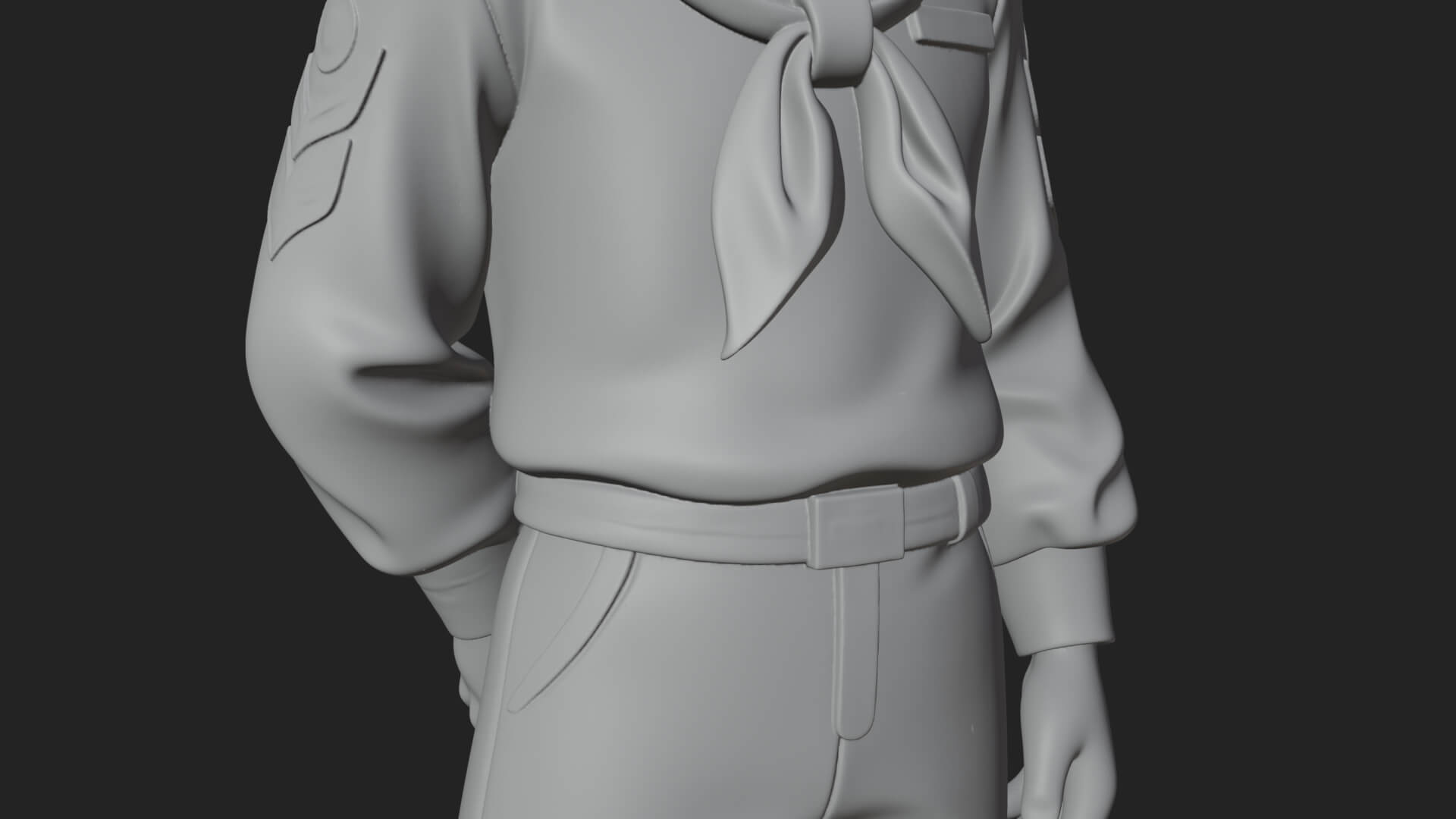 Sailor Man Statue Design 6 3D Print Model 3D Model