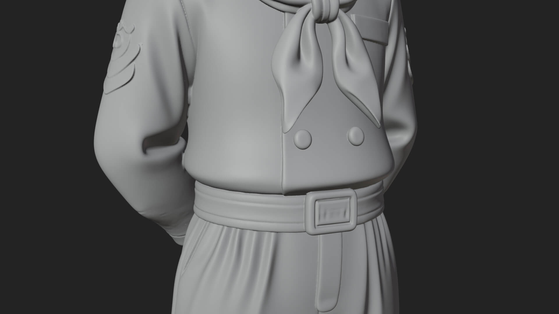 Sailor Man Statue Design 7 3D Print Model 3D Model