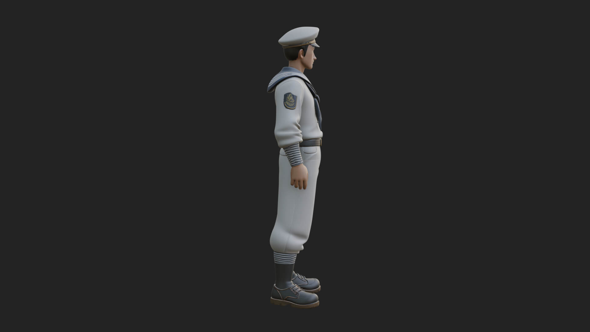 Sailor Man Statue Design 8 3D Print Model 3D Model
