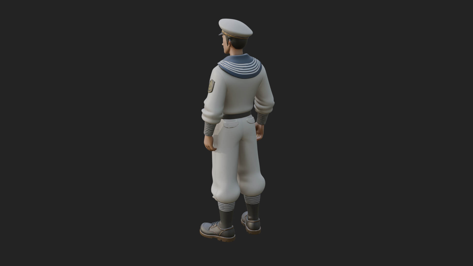 Sailor Man Statue Design 8 3D Print Model 3D Model