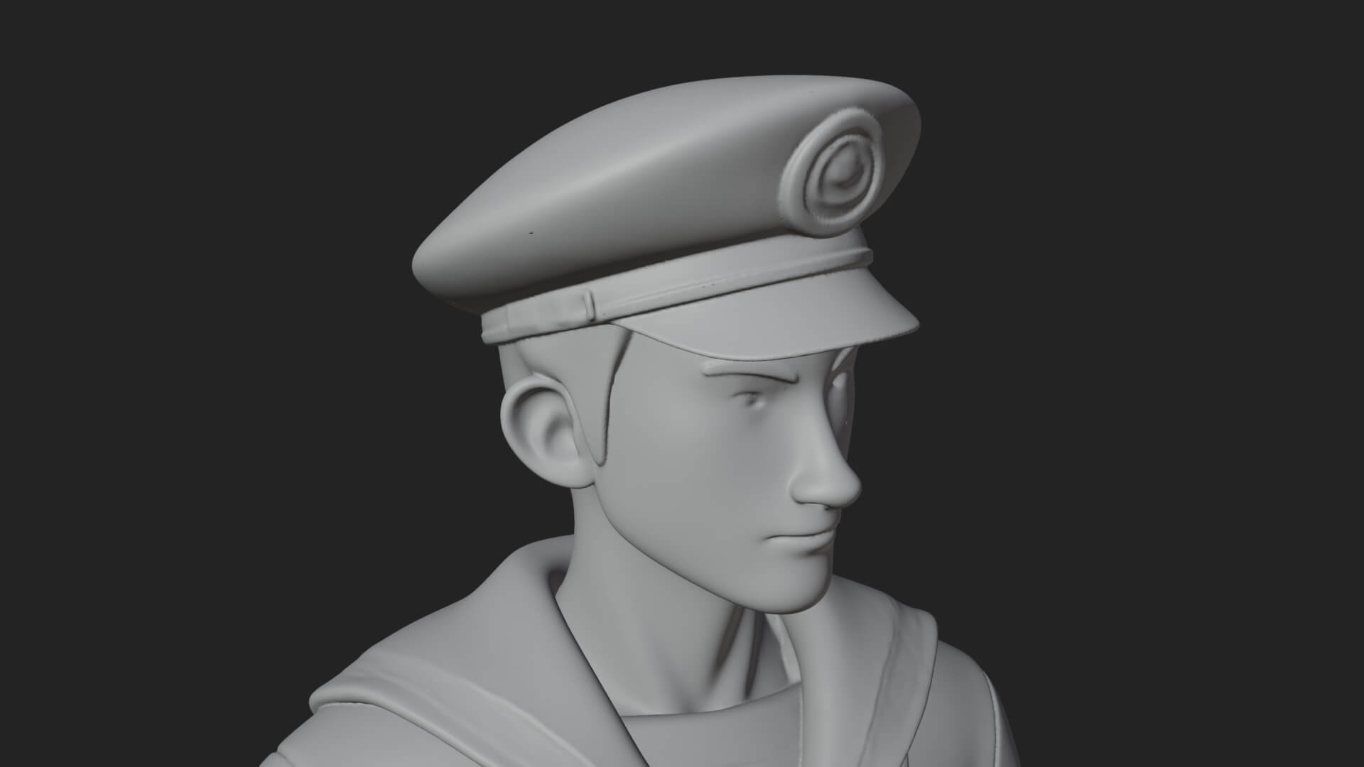 Sailor Man Statue Design 8 3D Print Model 3D Model