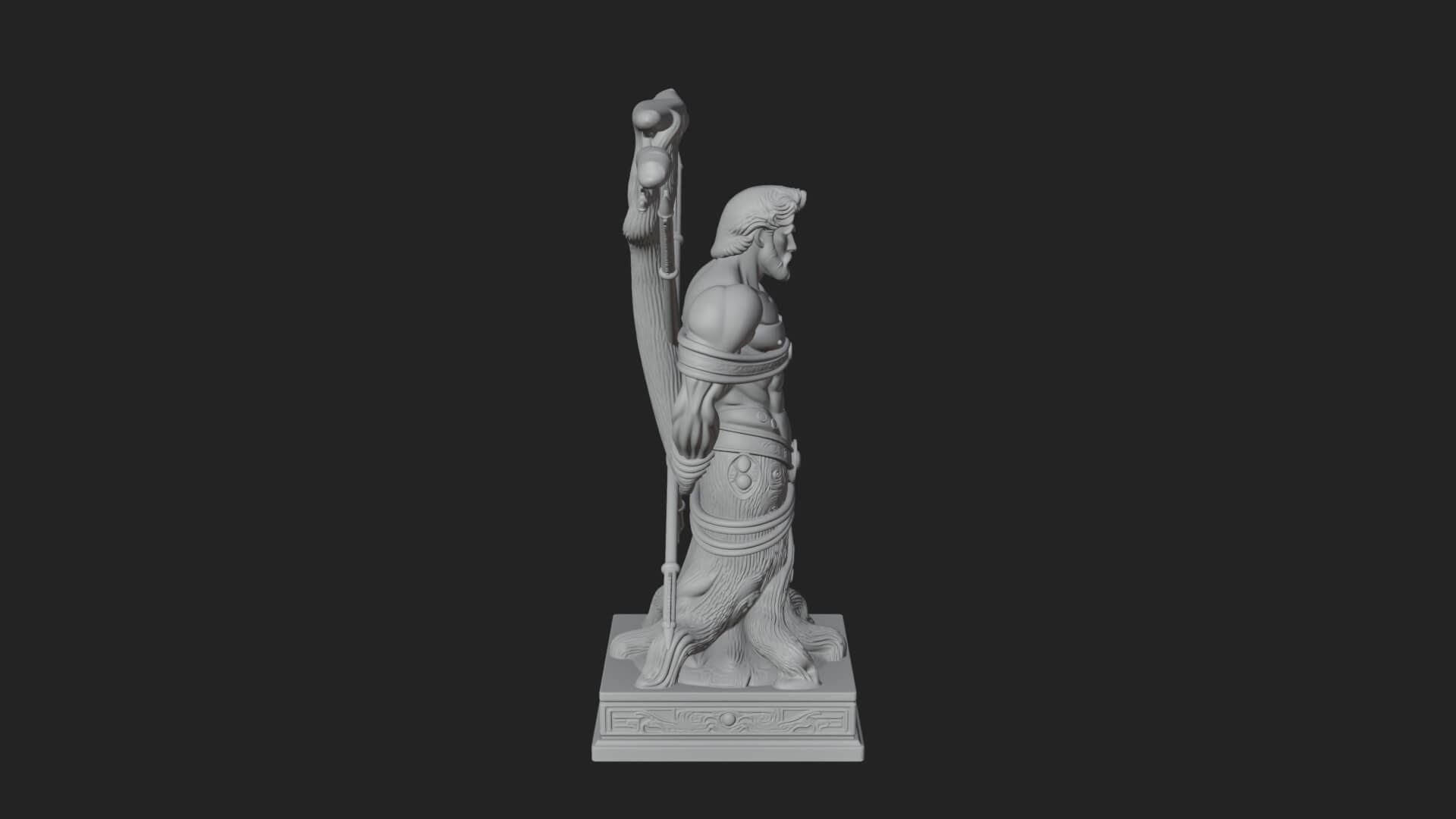 Saint Sebastian With Arrows Statue Design 4 3D Print Model 3D Model