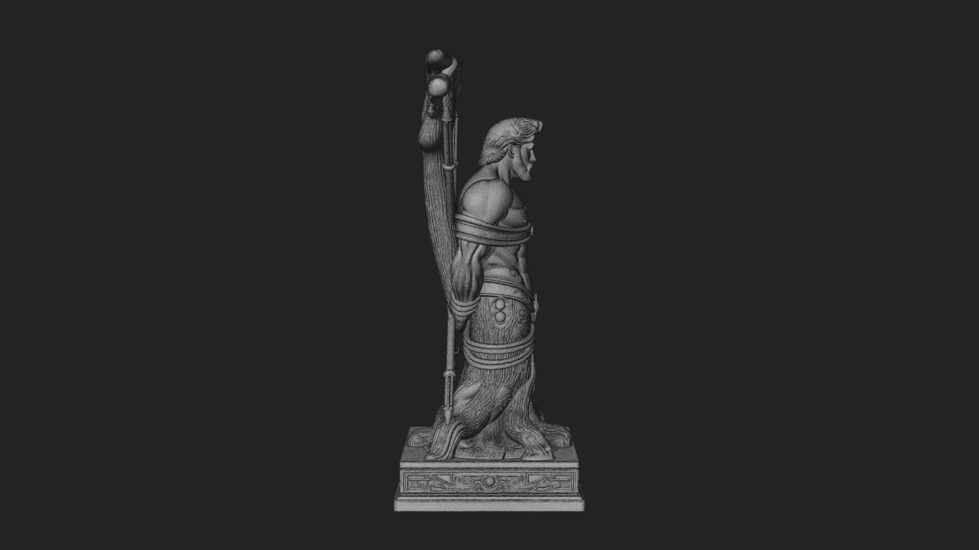 Saint Sebastian With Arrows Statue Design 4 3D Print Model 3D Model