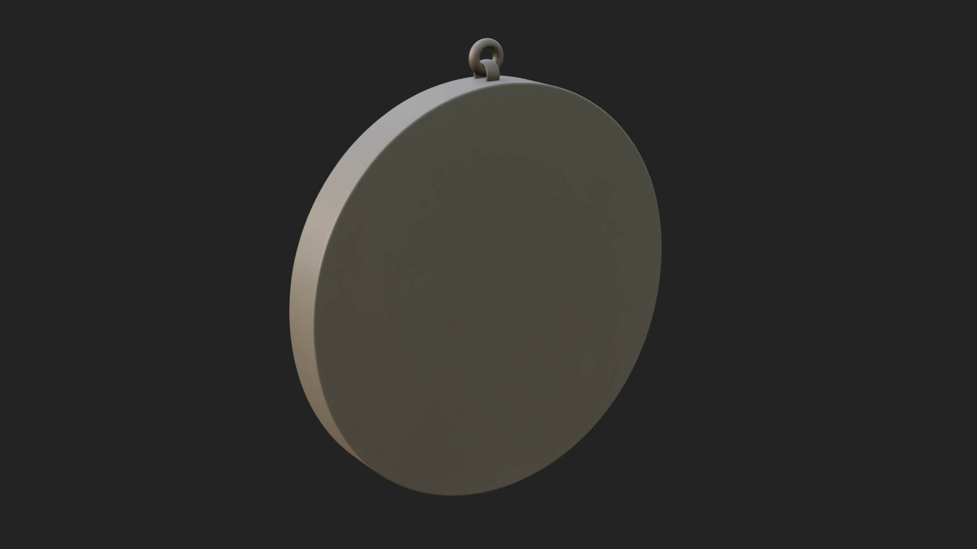 Saint with Child Oval Relief Plaque Design 2 3D Print 3D Model