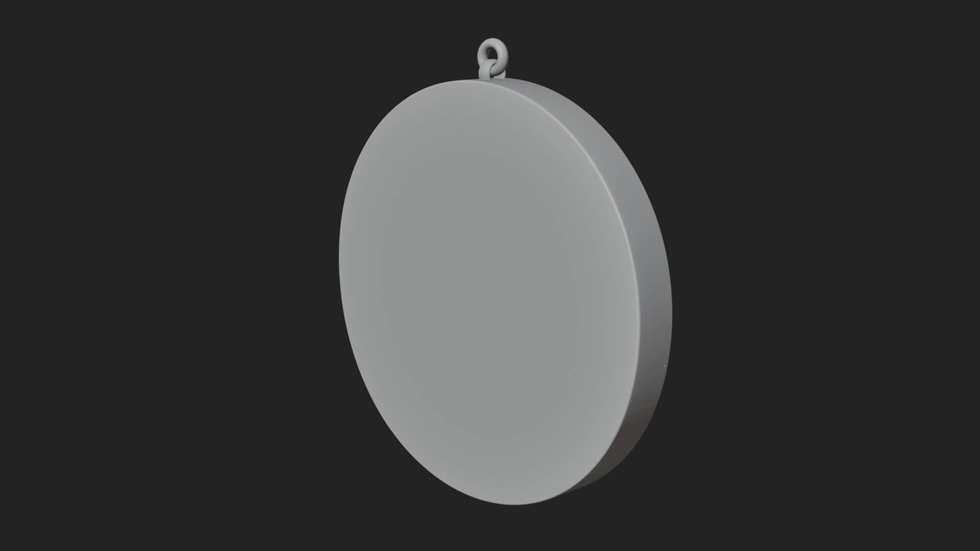 Saint with Child Oval Relief Plaque Design 2 3D Print 3D Model