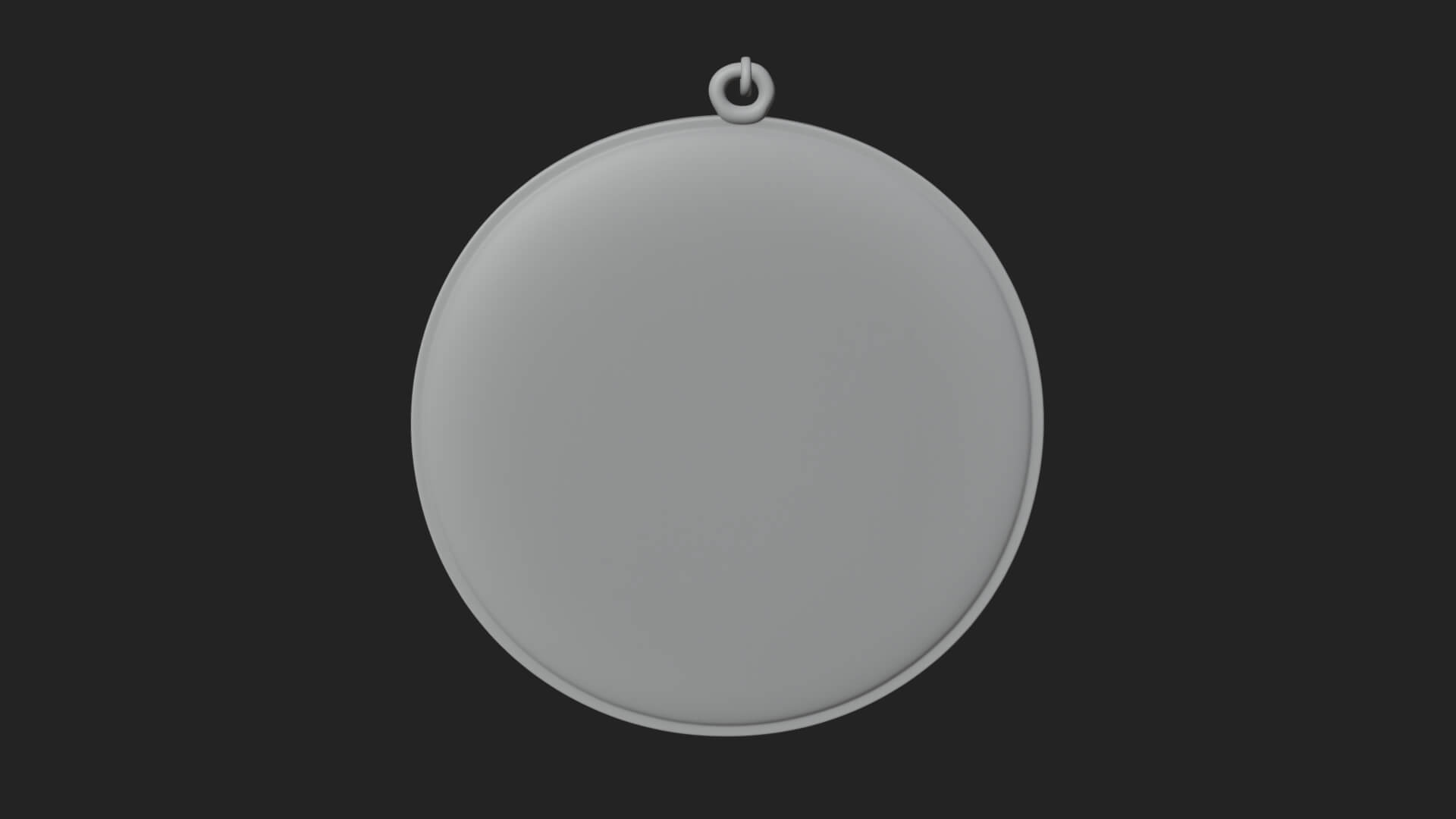 Saint with Child Oval Relief Plaque Design 3 3D Print 3D Model