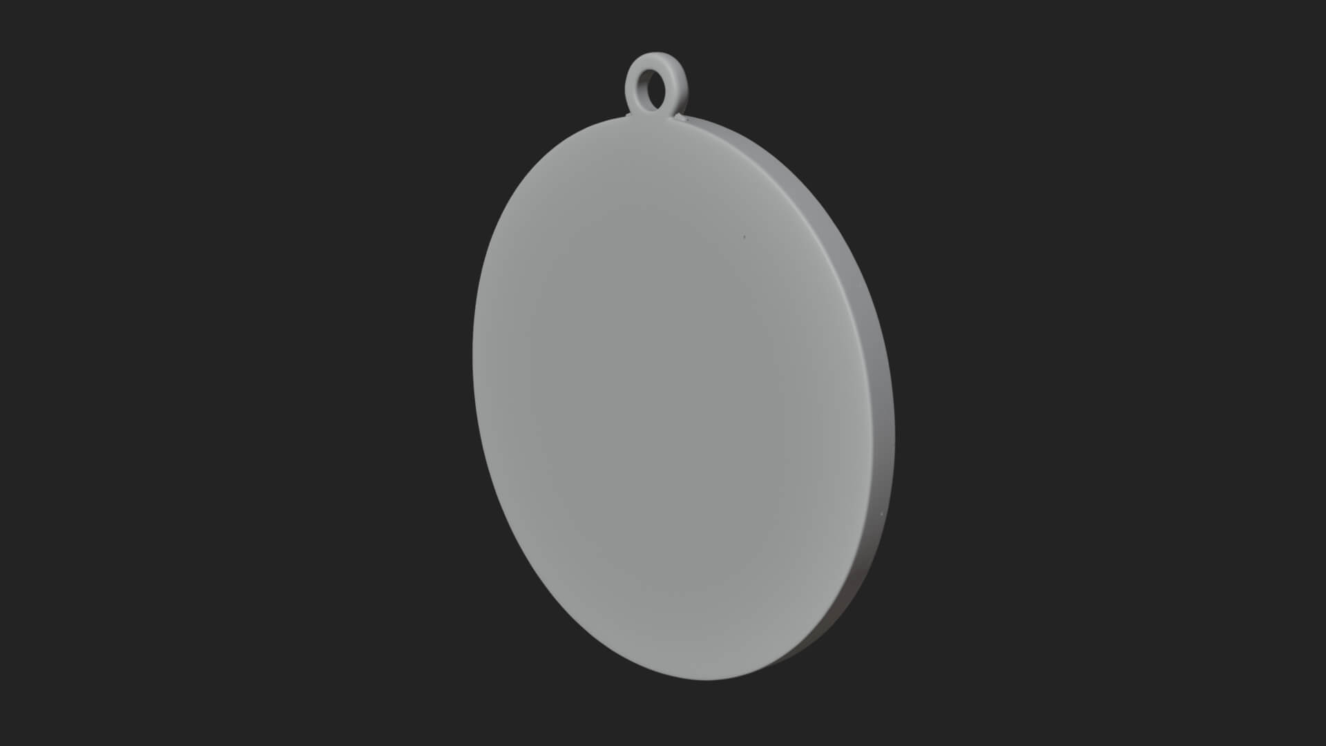 Saint with Child Oval Relief Plaque Design 4 3D Print 3D Model