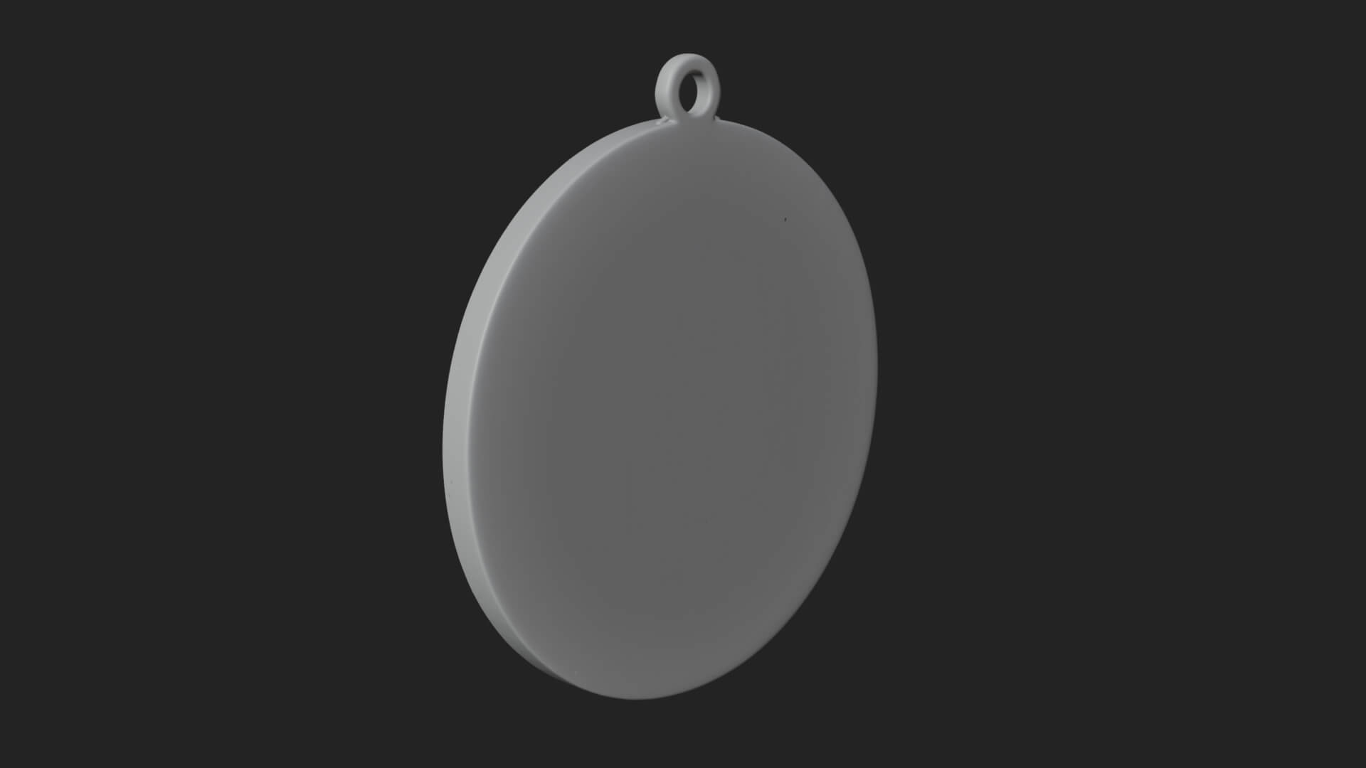 Saint with Child Oval Relief Plaque Design 4 3D Print 3D Model