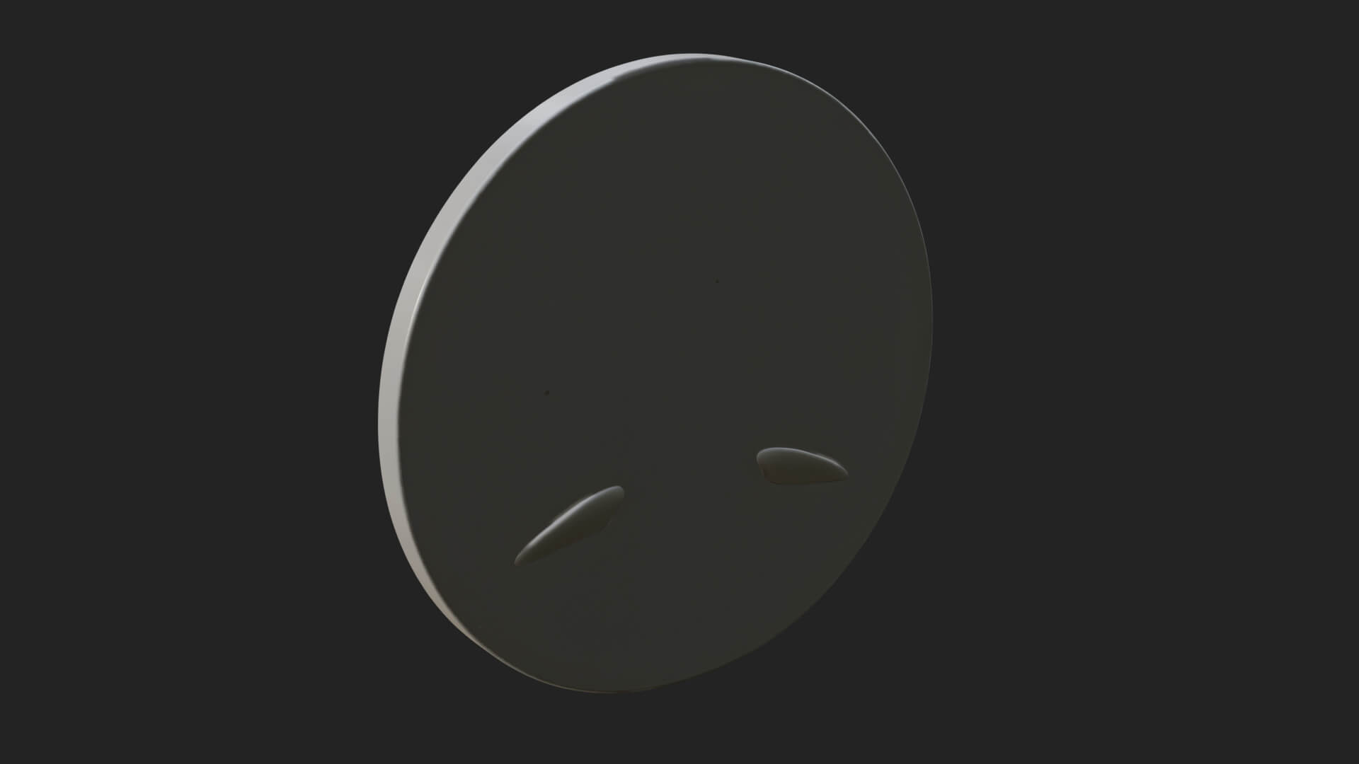 Saint with Key Oval Relief Plaque Design 2 3D Print Model 3D Model