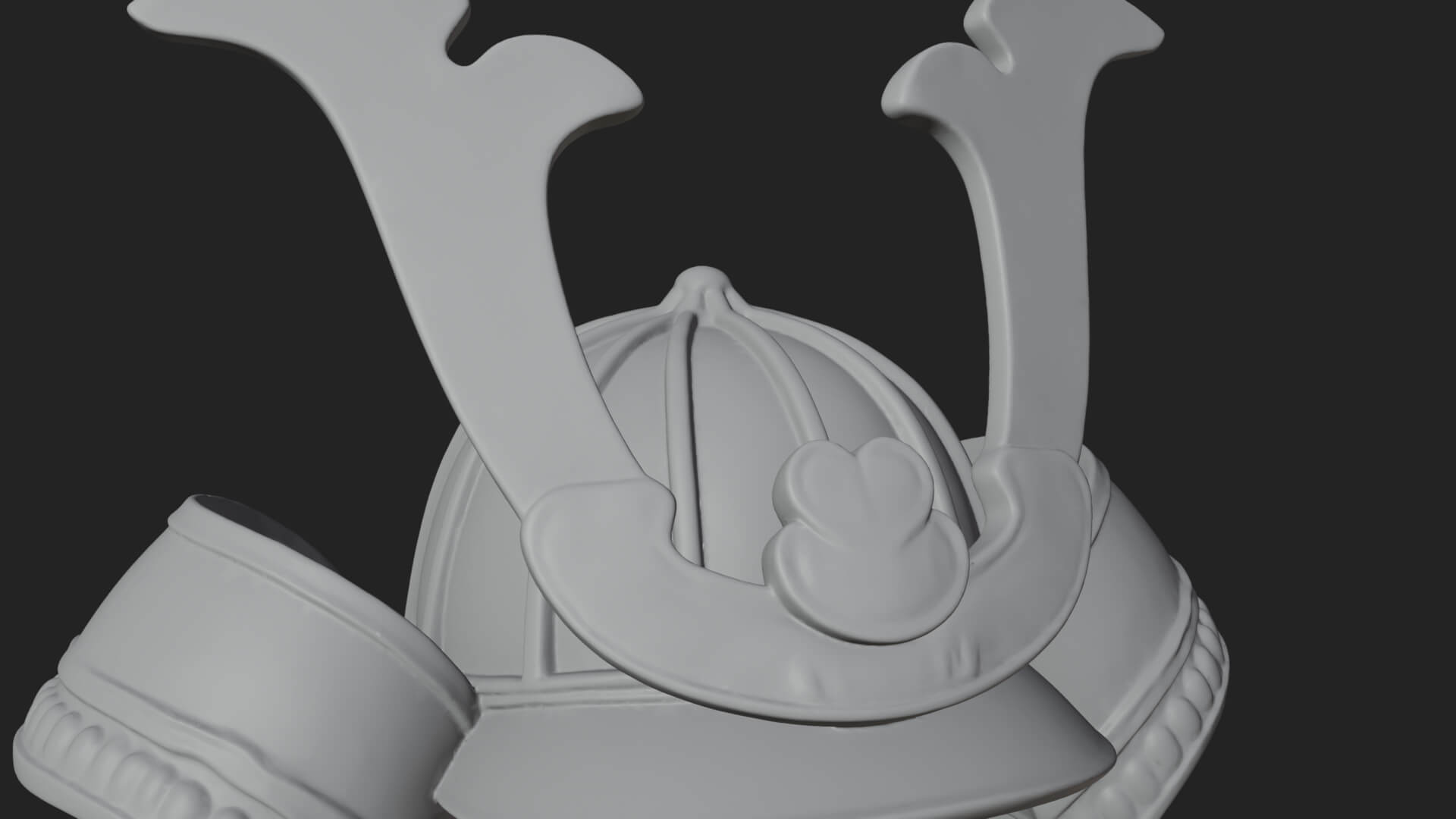 Samurai Armor Display Statue Design 10 3D Print Model 3D Model