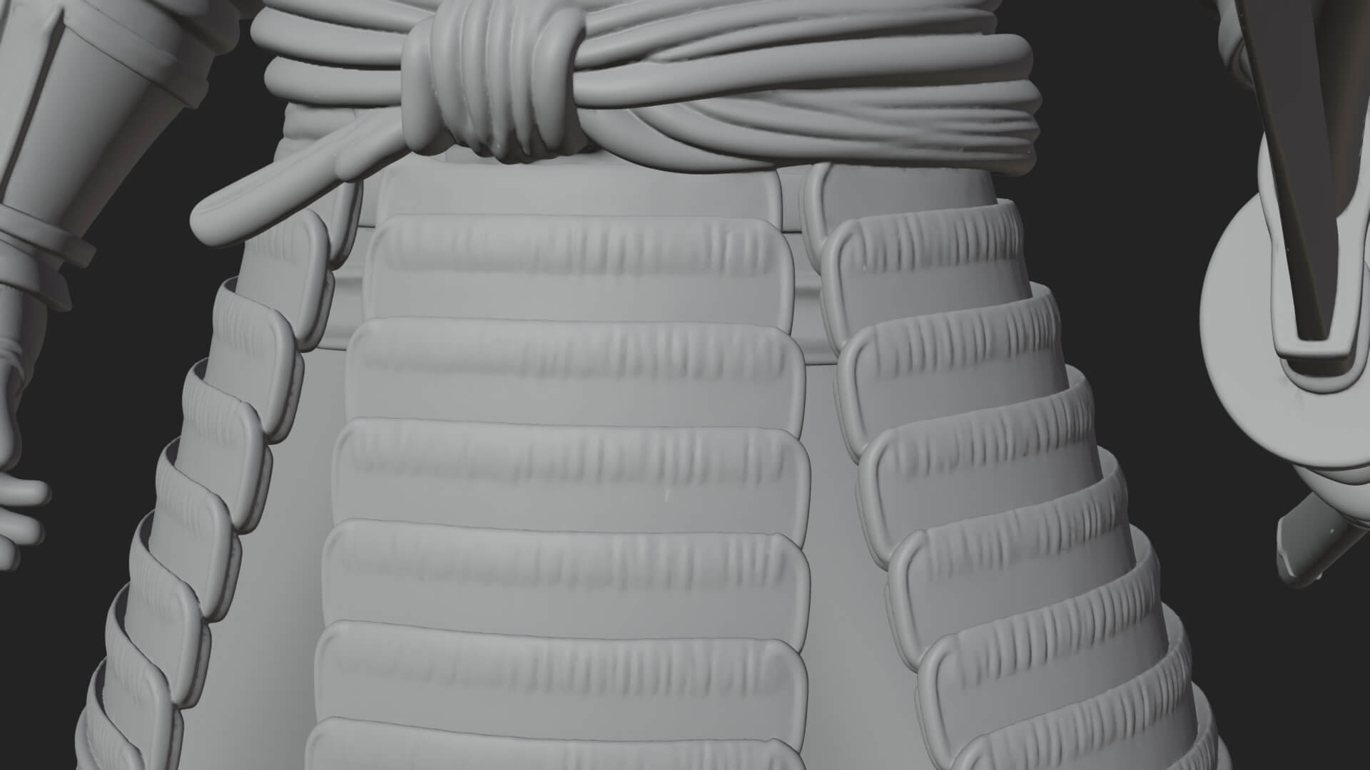 Samurai Armor Display Statue Design 13 3d Print Model 3D Model