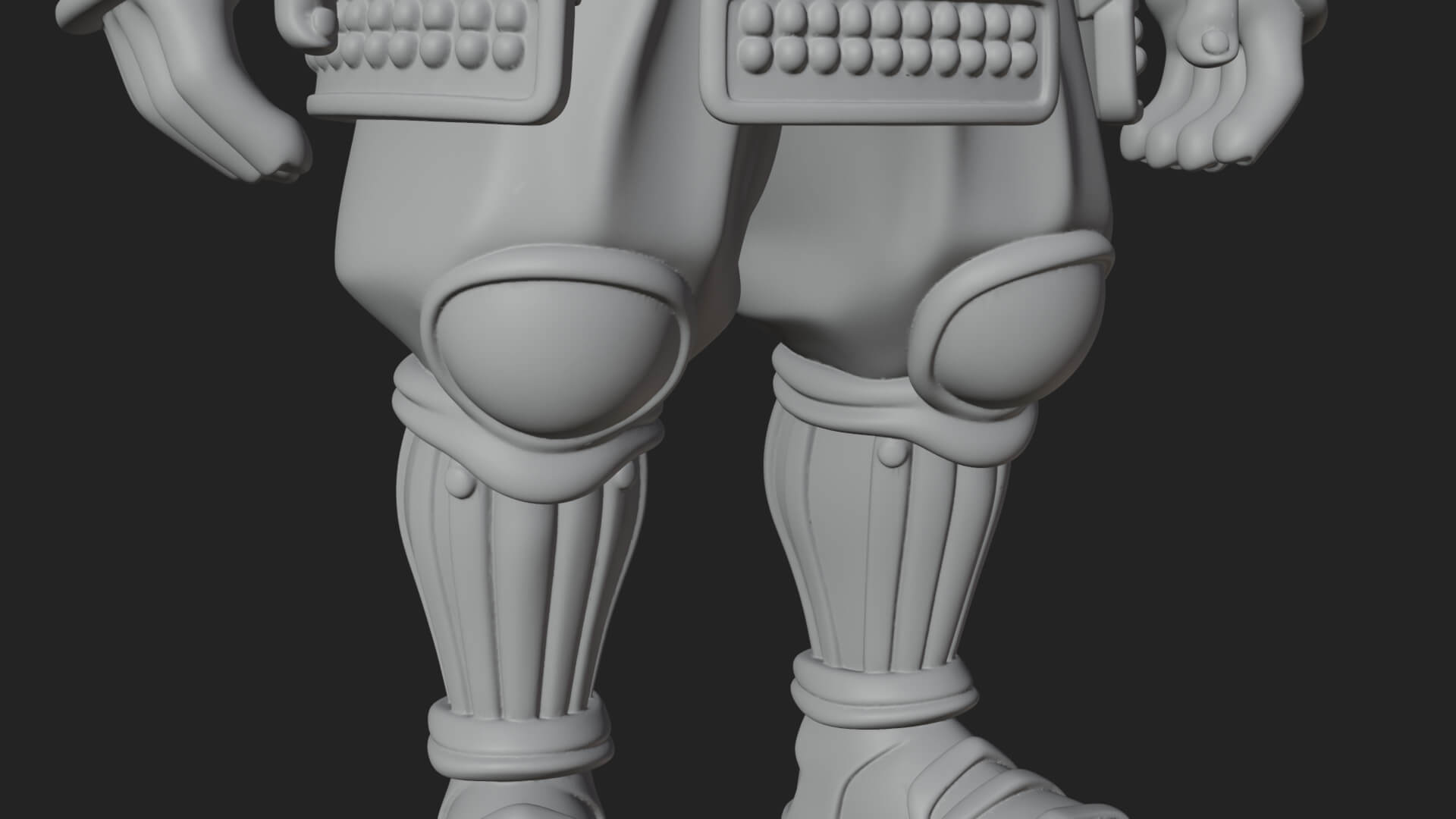 Samurai Armor Display Statue Design 6 3D Print Model 3D Model