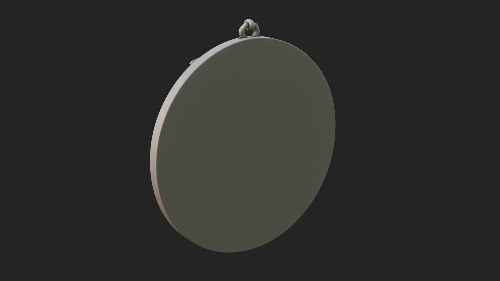 Samurai Helm Oval Plaque Design 1 3D Print Model 3D Model