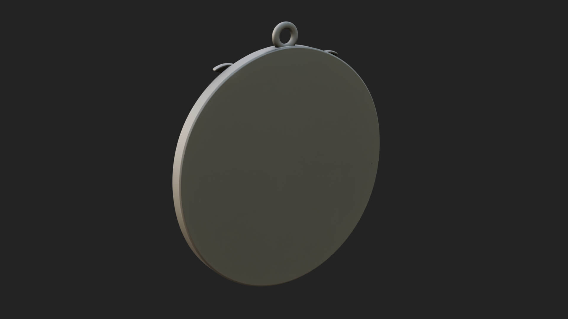Samurai Helm Oval Plaque Design 3 3D Print Model 3D Model