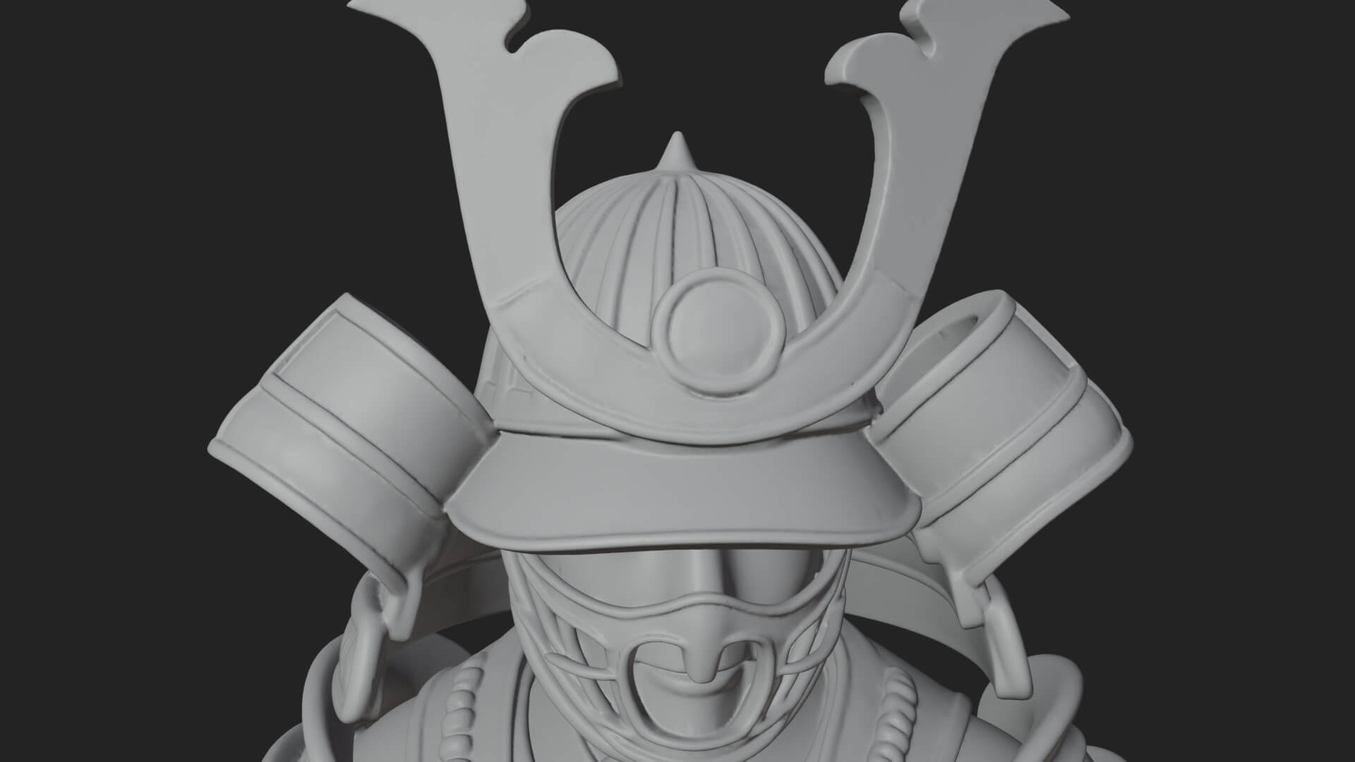 Samurai Warrior Statue Design 10 3D Print Model 3D Model