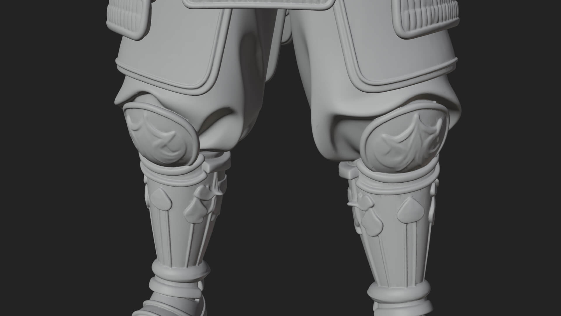 Samurai Warrior Statue Design 11 3D Print Model 3D Model