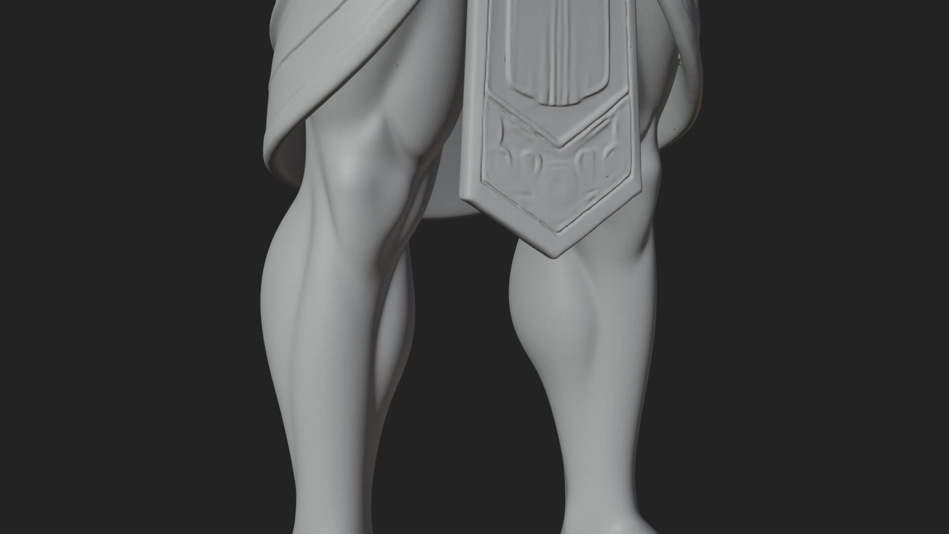 Scarab-Headed Egyptian God Statue Design 1 3D Print Model 3D Model