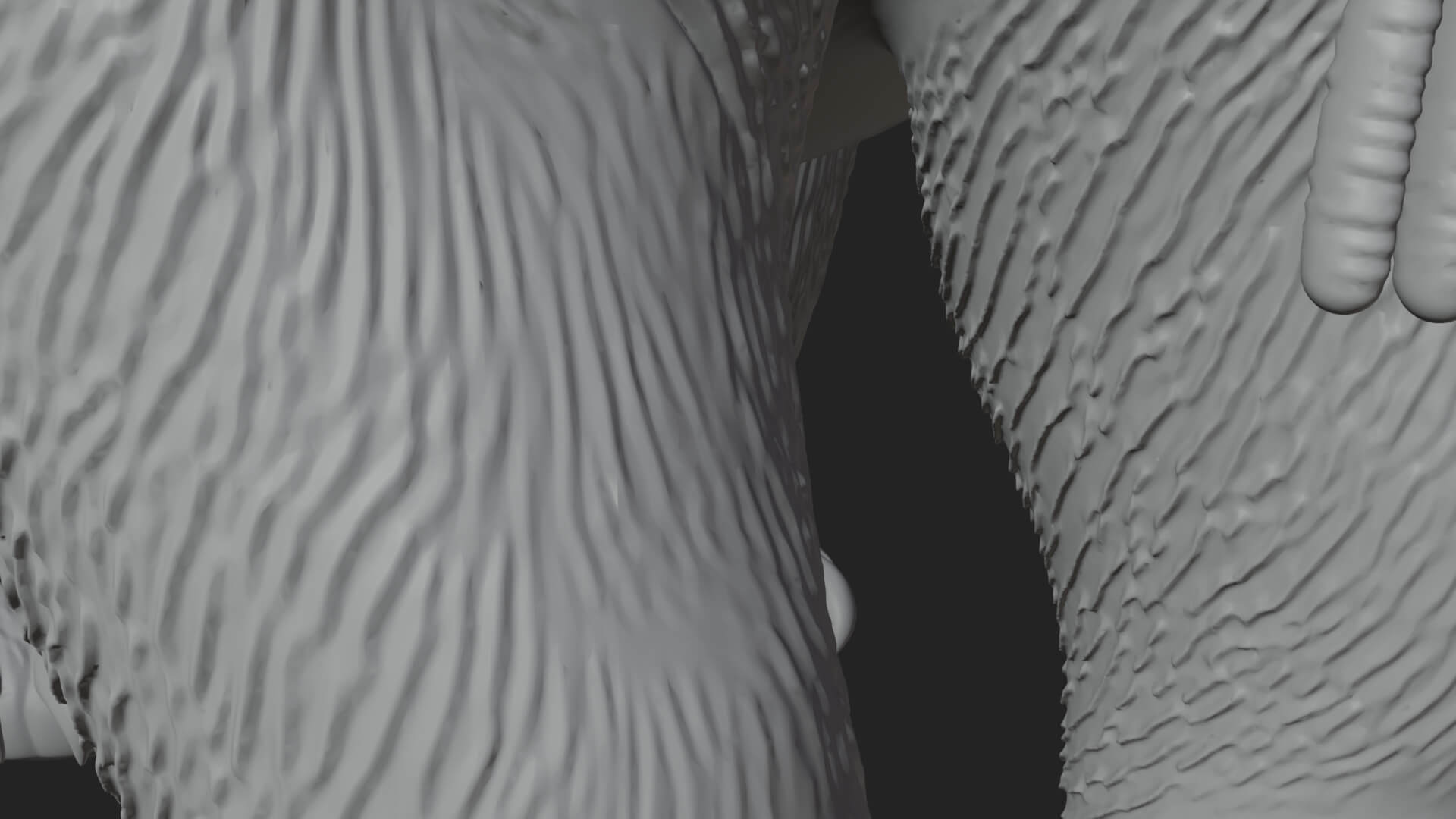 Scarf Wearing Polar Bear Statue Design 4 3D Print Model 3D Model