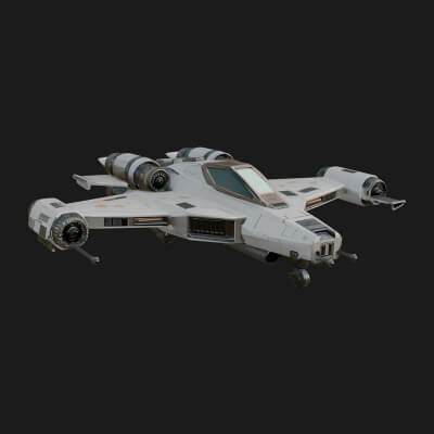 Sci-Fi Fighter Craft Model Design 25 3D Print Model