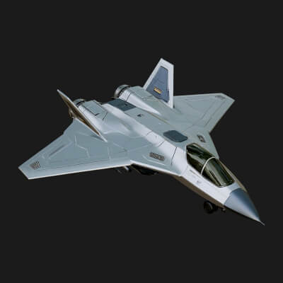 Sci Fi Fighter Craft Model Design 33 3D Print Model