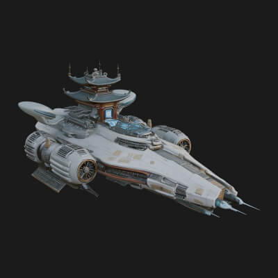 Sci Fi Transport Truck Model Design 9 3D Print Model