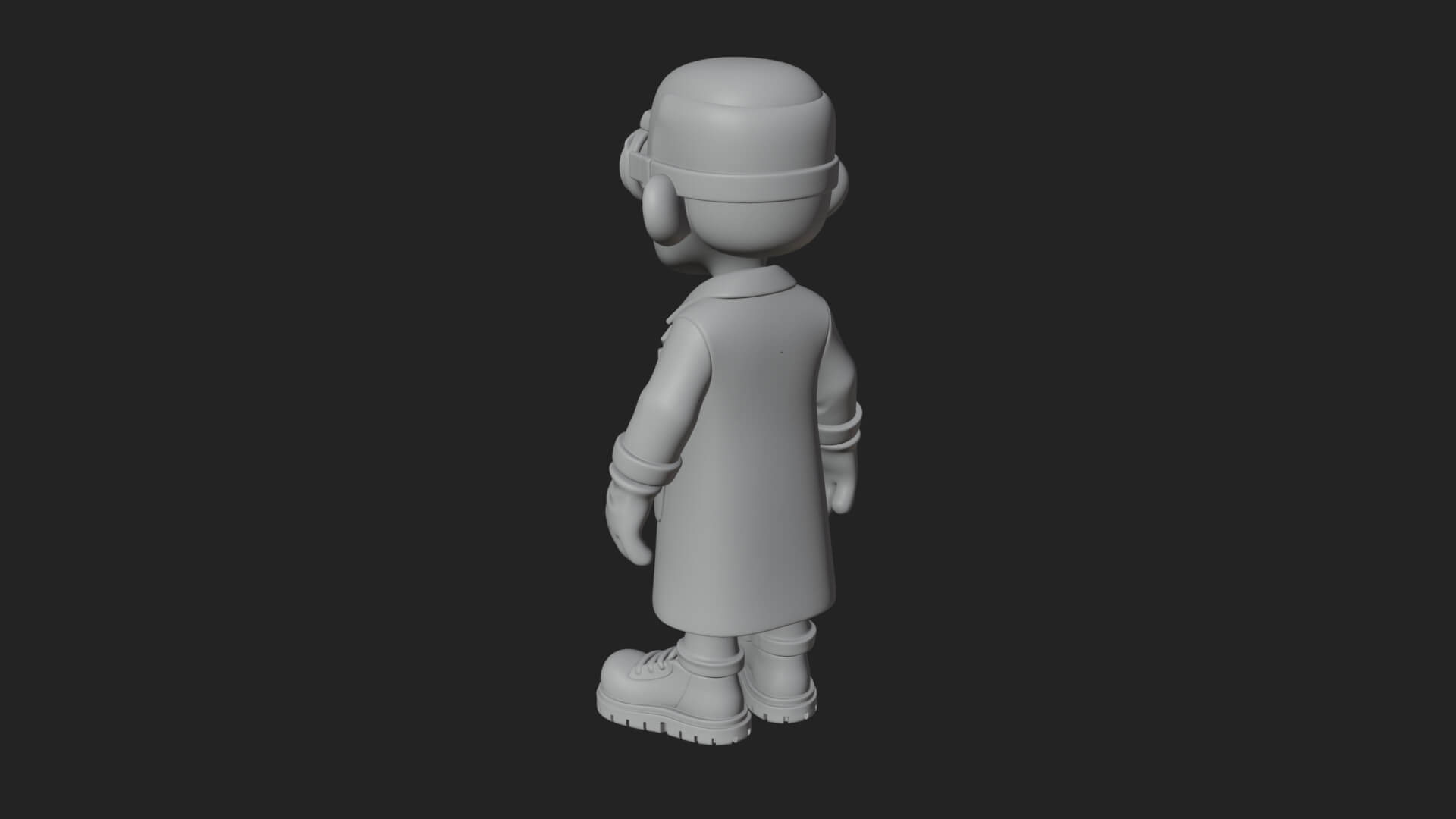 Scientist Man Statue Design 4 3D Print Model 3D Model