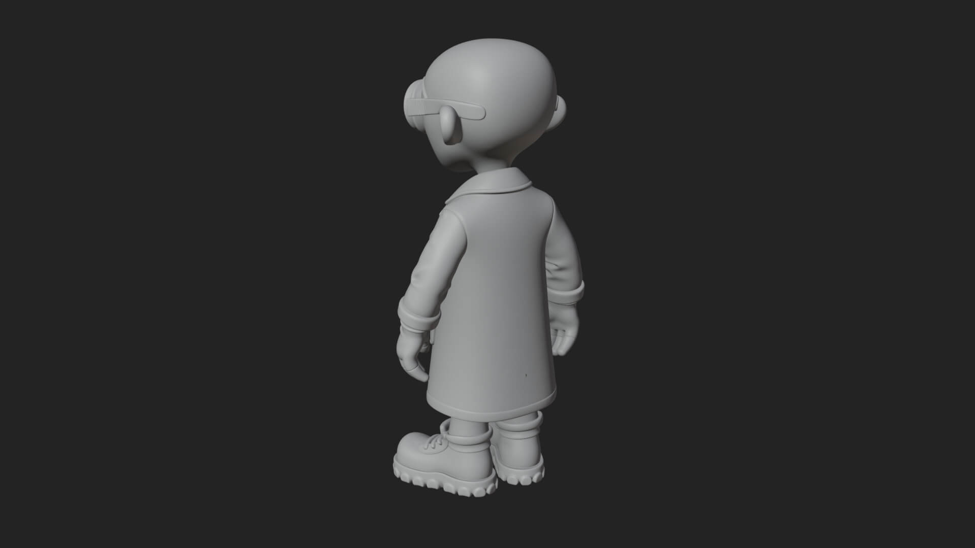 Scientist Man Statue Design 5 3D Print Model 3D Model