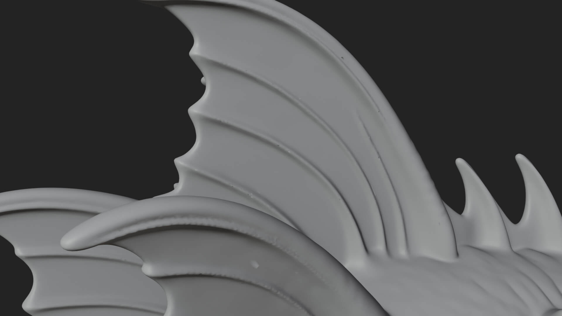 Sea Serpent Dragon Statue Design 1 3D Print Model 3D Model