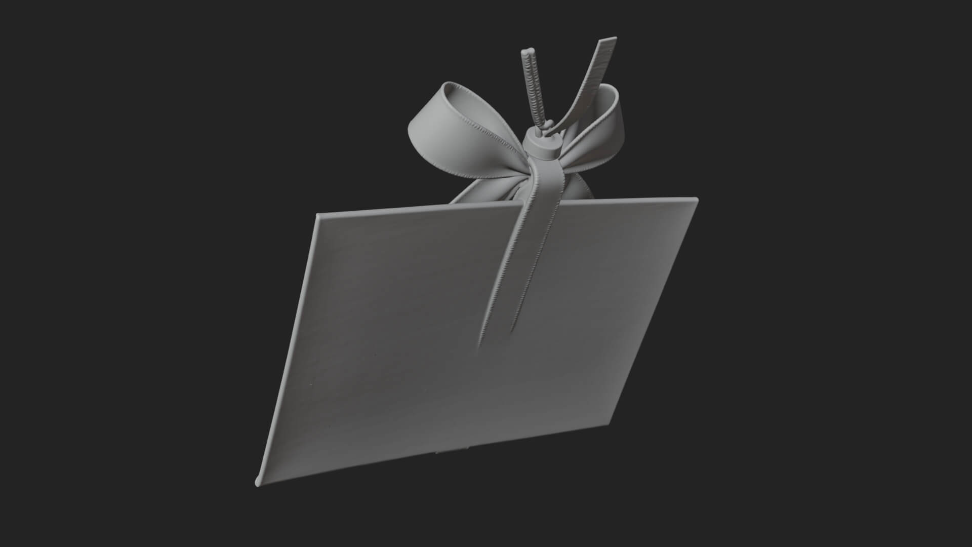 Sealed Love Letter Ornament Design 1 3D Print Model 3D Model