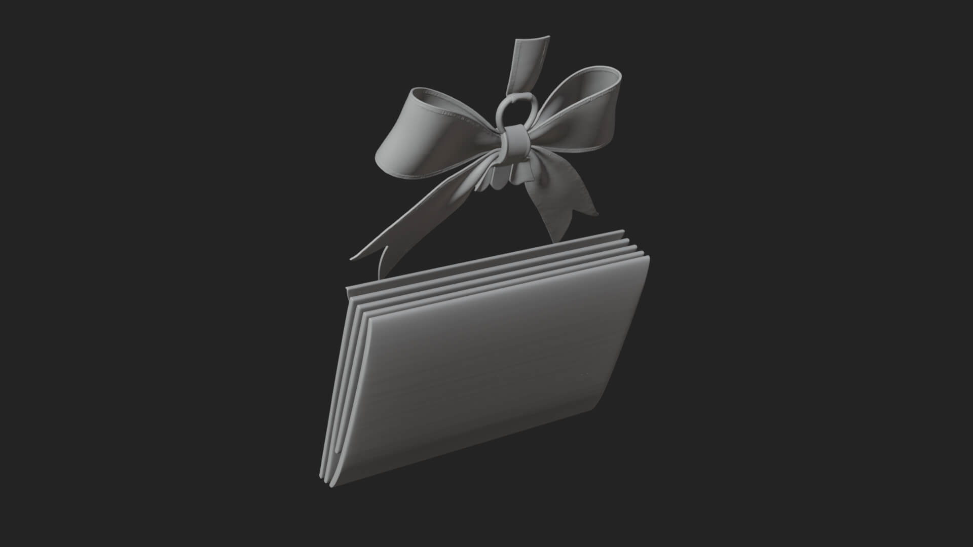 Sealed Love Letter Ornament Design 2 3D Print Model 3D Model