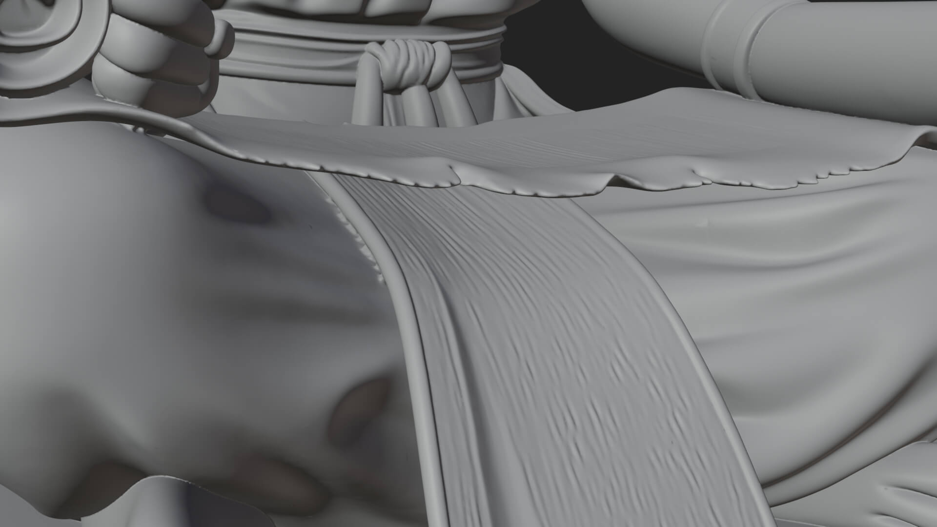 Seated Egyptian Scribe Statue Design 1 3D Print Model 3D Model