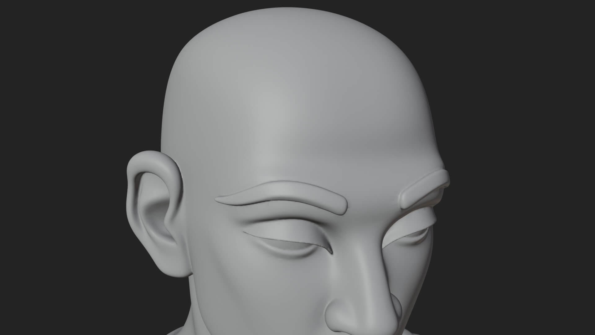 Seated Egyptian Scribe Statue Design 2 3D Print Model 3D Model