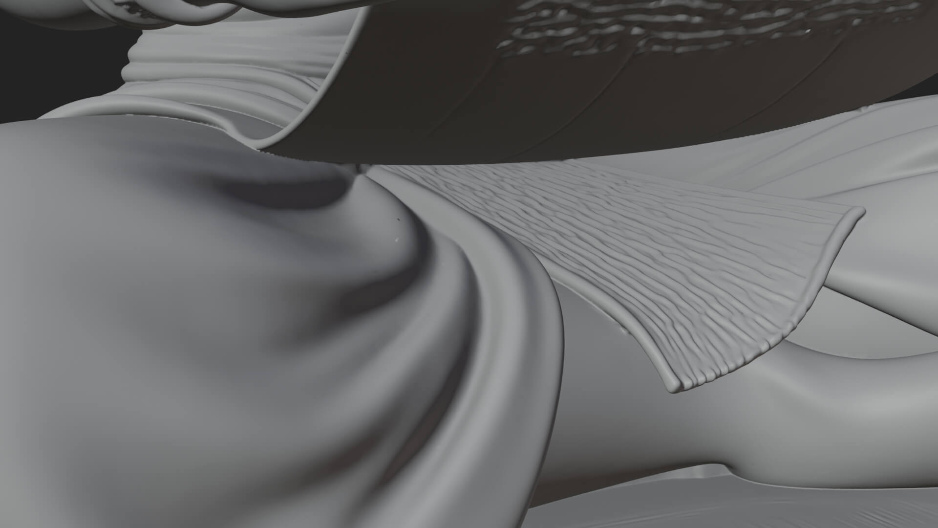 Seated Egyptian Scribe Statue Design 3 3D Print Model 3D Model