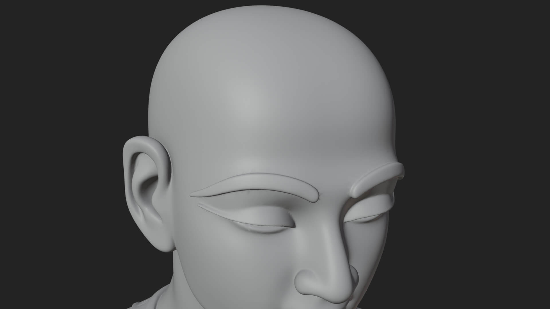 Seated Egyptian Scribe Statue Design 4 3D Print Model 3D Model