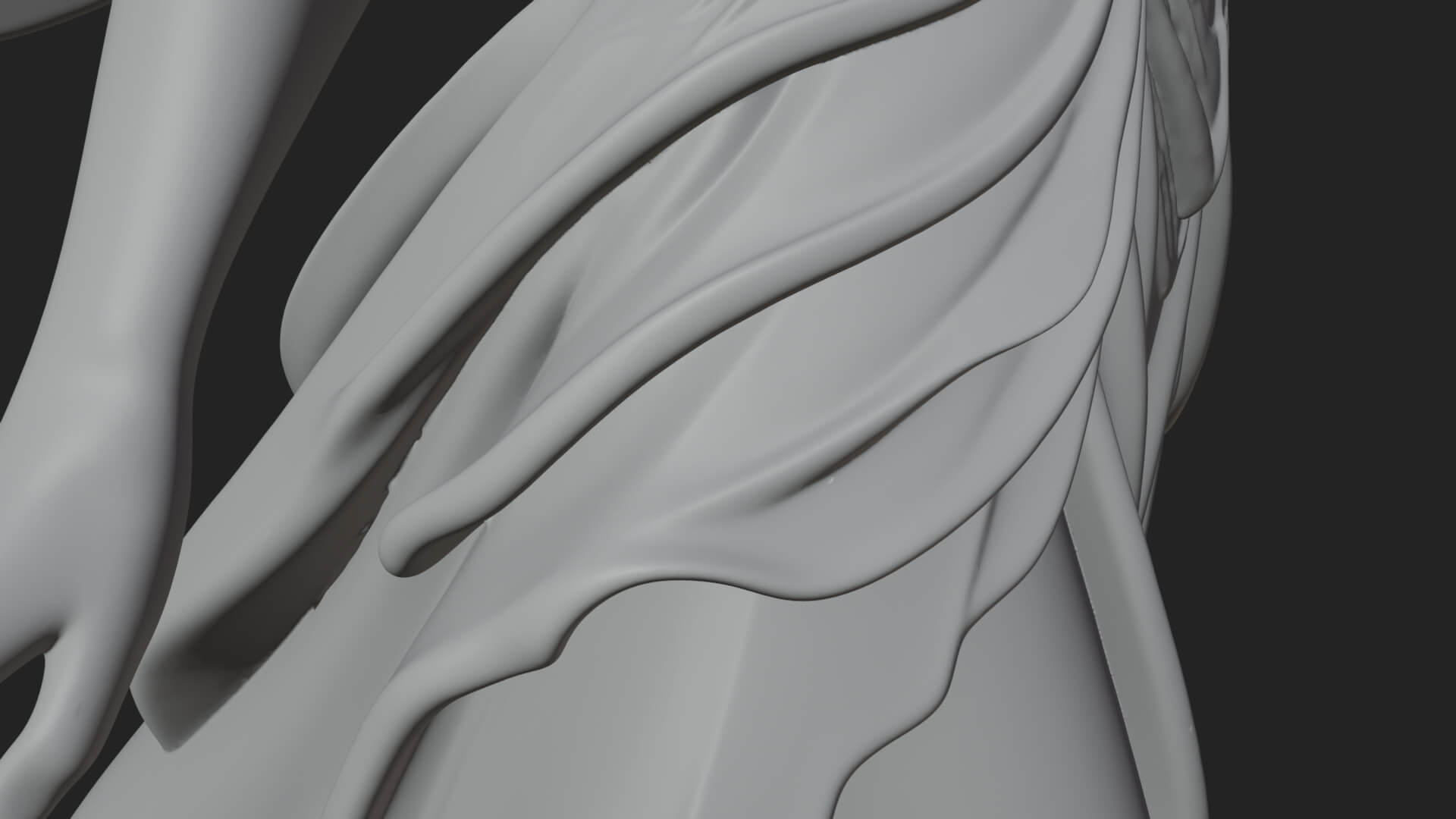 Shamrock Crown Fairy Statue Design 2 3D Print Model 3D Model