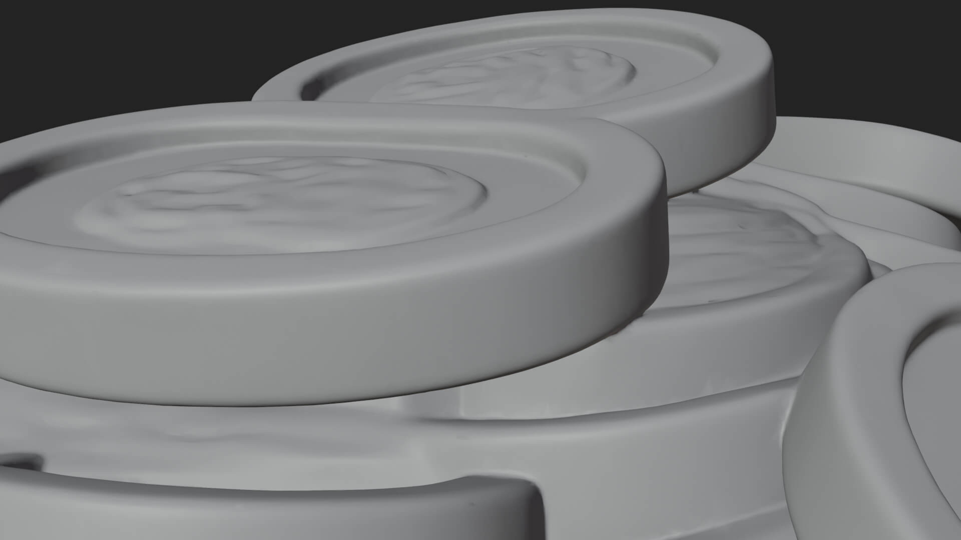Shamrock Gold Coin Pot Model Design 2 3D Print Model 3D Model